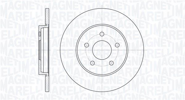 MAGNETI MARELLI Bremžu diski 361302040201